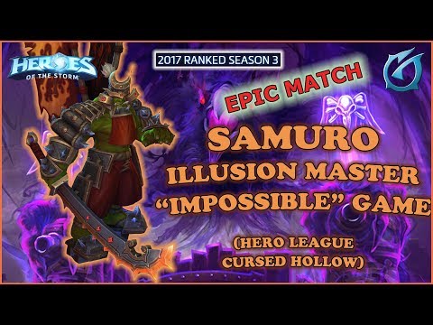 Grubby | Heroes of the Storm - Samuro - "Impossible" Game w/ Illusion Master - HL 2017 S3 - Cursed H