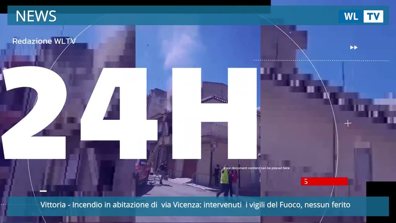 Vittoria - Incendio in abitazione: intervenuti i vigili del Fuoco, nessun ferito - Video