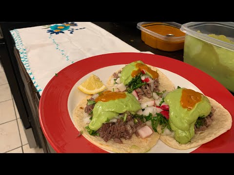 COMO HACER TACOS DE LENGUA Y CACHETES DE RES