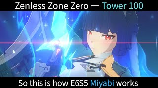 So this is how E6S5 Miyabi works... | Zenless Zone Zero