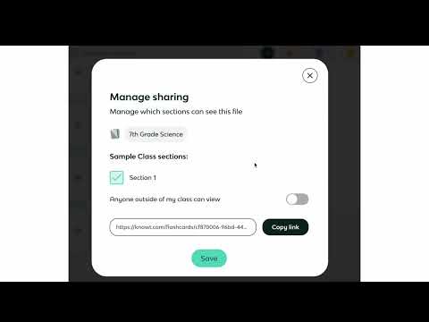 Knowt Sharing Flashcards