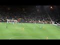 The last minute of wolves vs Newcastle