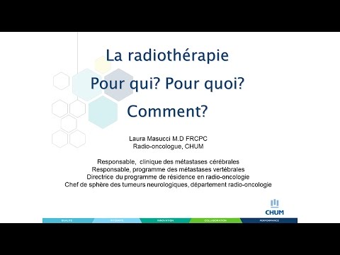 La radiothérapie: Pour qui? Pour quoi? Comment?