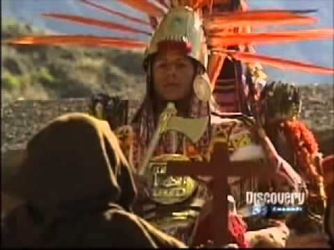 Pizarro ataca al inca Atahualpa