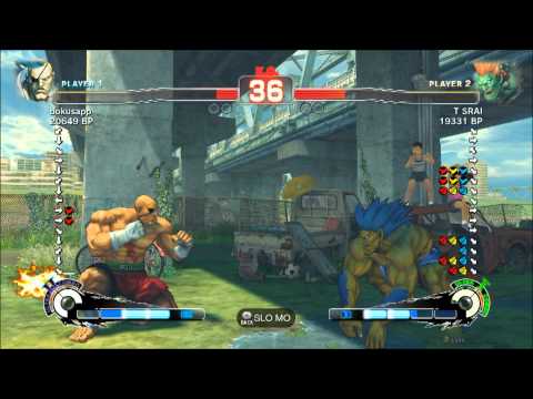 bokusapp (SAGAT) vs T SRAI (BLANKA) Japanese Online Rank HD