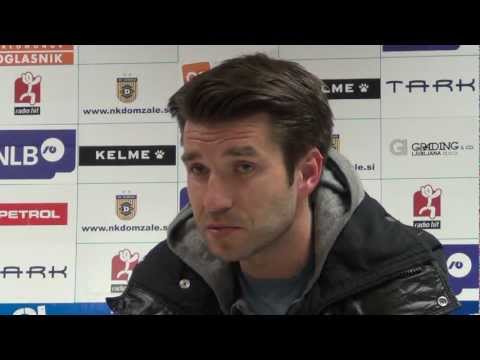 Luka Elsner po tekmi Domžale - Dob 1:1