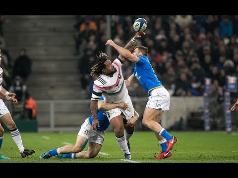 Masterclass: Mathieu Bastareaud with great offloads and turnovers! | NatWest 6 Nations