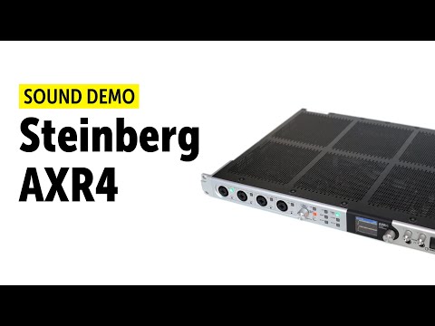 Steinberg AXR4 Thunderbolt 2 Audiointerface: Preamp Test incl. Neve Silk Emulation
