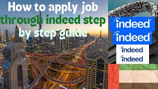 How to apply job through indeed in UAE step by step guide