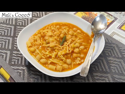 PASTA e CECI alla TOSCANA: Facile, Gustosa e Salutare! - Primi piatti