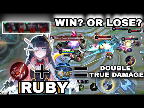 BEST COMBO ITEM FOR RUBY 2023 | RUBY GAMEPLAY | SOLO RANKED GAMEPLAY | ikanji | MOBILE LEGENDS