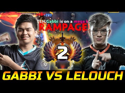 RAMPAGE TEMPLAR VS TOP 2 SEA MMR - GABBI VS MAC (LELOUCH-) DOTA 2