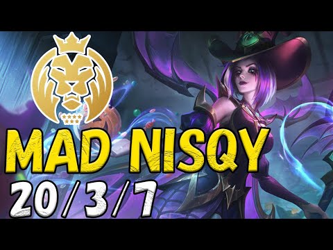 MAD Nisqy ルブラン(LeBlanc) VS ゼド(Zed) MID patch 12.21 EUW RANK