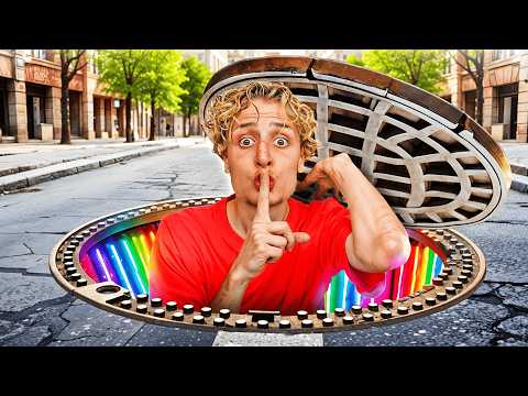 Je CONSTRUIT Une PIÈCE SECRÈTE En Publique !