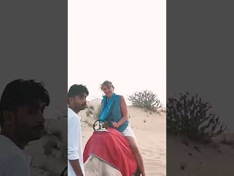 emotions Reactions funny att the camel ride att the desert safari camp #desertsafaridxbme