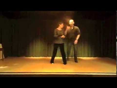 Beginners Modern Jive Dance Class, Walton, Wakefield 18:2:14 with Janice & David W