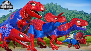 Download lagu All Spiderman T-Rex vs ALL RED SPIDER-MAN Battle in Jurassic World |Dinosaur Pro SuperHero Team| mp3 Download lagu All Spiderman T-Rex vs ALL RED SPIDER-MAN Battle in Jurassic World |Dinosaur Pro SuperHero Team| mp3