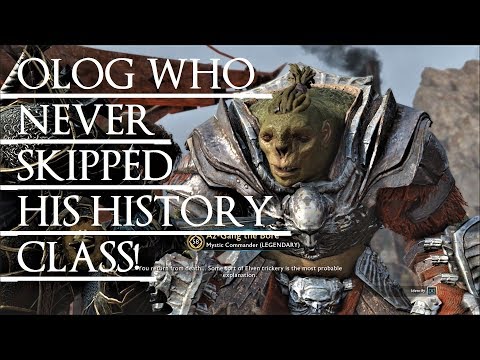 Shadow of War: Middle Earth™ Unique Orc Encounter & Quotes #152 THE BORE OLOG