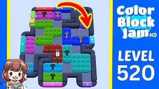 Solution du Niveau 520 de Color Block Jam