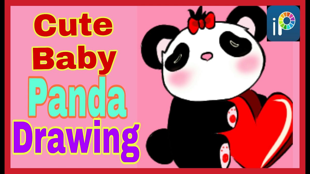 HOW TO DRAW CUTE BABY PANDA 【ibisPaint】  | Teacher Learn