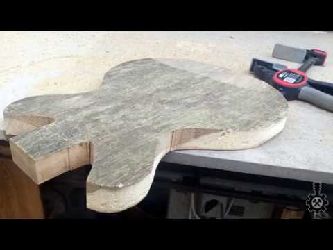 eh-gitarr - korpus schneiden