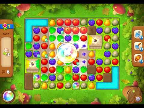 GardenScapes Level 3640 no boosters (15 moves)