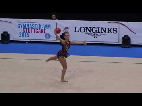 Milena MILACIC (SRB) ball - 2015 Stuttgart worlds Qualifs