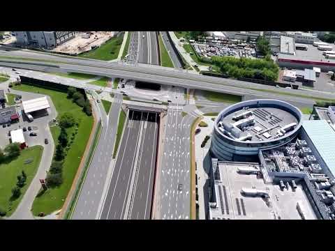 S74 - Kielce - widok z drona