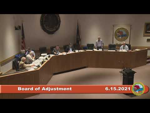 6.15.2021 Board of Adjustment