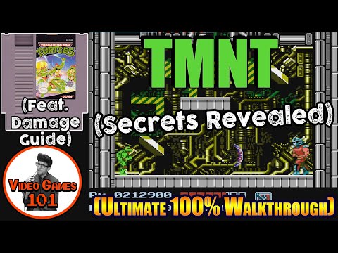 Teenage Mutant Ninja Turtles NES Walkthrough | 100% Guide | Video Games 101