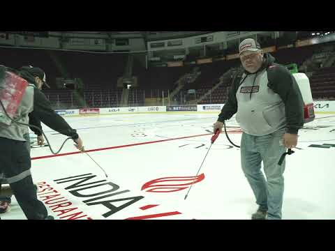 How do logos get under the ice? Presented by Centerline Windsor.
