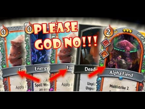 Monster Train Cov 25 DLC PurpleX/RedX- A deck carried by FORTIFY and ALPHA FIEND???  THAT'S HORRIBLE