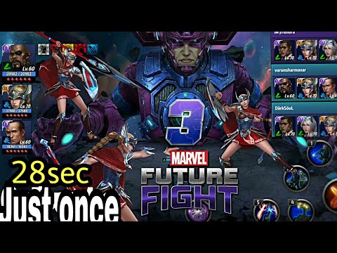 CLEAR GALACTUS IN 28 SECONDS WITH SHARON  || FASTEST CLEAR || MARVEL FUTURE FIGHT
