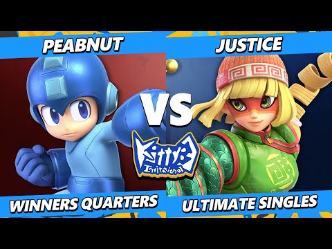 Kitty 3 Invitational - Peabnut (Mega Man) Vs. Justice (Min Min) Smash Ultimate - SSBU