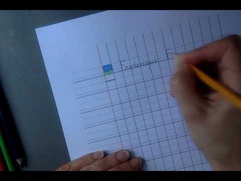 Mon cahier d'écriture séance nº3