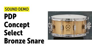 Video thumbnail for PDP | Bronze | Concept Select Snare | Sound Demo (no talking) by Drums Bonedo