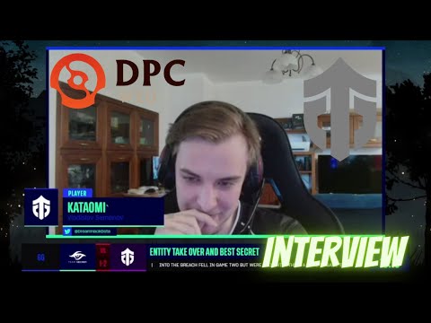 INTERVIEW WITH KATAOMI - ENTITY VS TEAM SECRET -  DPC WEU 21/2022 Tour 3 Division I DreamLeague S 18