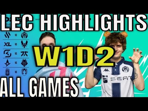 LEC Spring 2023 W1D2 Highlights ALL GAMES - BDS vs MAD, XL vs VIT, FNC vs SK, G2 vs AST, KOI vs TH
