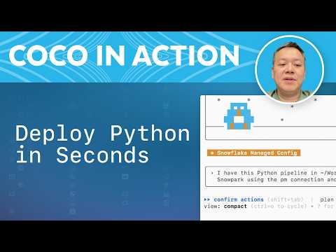 Deploy Python Pipelines To Snowflake With Cortex Code