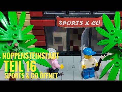 Noppensteinstadt - Teil 16 SPORTS & CO öffnet // BlueBrixx Lego