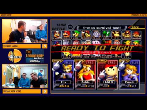 S@LT #86  Pi linguel & IamAB vs Liberace & CtrlAltDefeat   Round Robin   SSBM Doubles