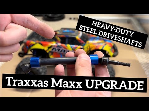 New // HEAVY-DUTY STEEL DRIVESHAFTS || for My 1/10 TRAXXAS MAXX 4S!!