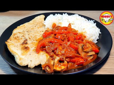 Zigeunerschnitzel | Schnitzel mit Zigeunersauce