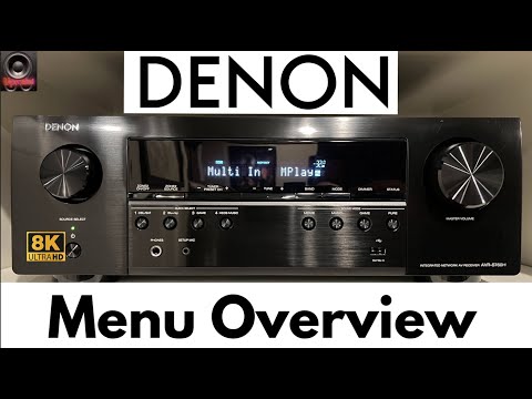 Denon AVR-S760H Setup Menu Overview and Speaker Configuration