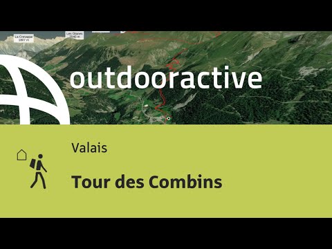 Chemin de grande randonnée en Valais: Tour des Combins
