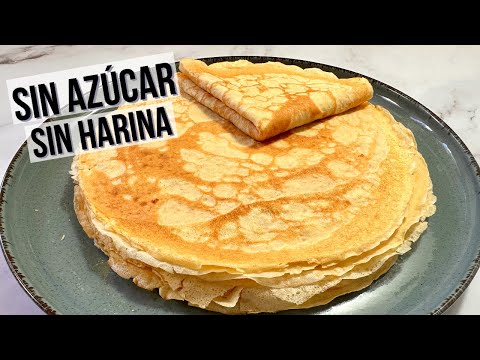 Healthy OAT CREPES, ONLY 3 INGREDIENTS Flourless, Sugar Free