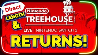 CONFIRMED: Switch 2 Nintendo Direct is 1 Hour + Treehouse Live x2 Announced!! 🔥