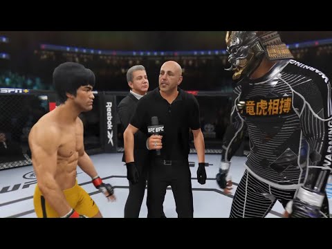 UFC 4 - Bruce Lee vs. Black Samurai - Dragon Fights 🐉