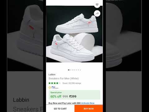 TOP 5 WHITE SNEAKERS UNDER 500RS ❤️ #whitesneakersmen #sneakers #sneakershopping