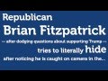 Brian Fitzpatrick hides in Trump Mobile